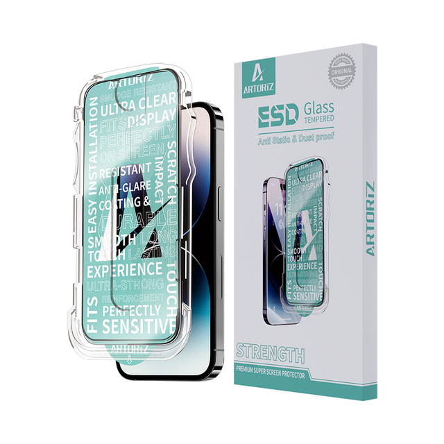 Dust Free Anti Spy Easy Install Kit Magic Box Matte Privacy Mobile Phone Tempered Glass Film Screen Protector for iphone samsung