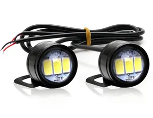 12V Strobe פלאש אזהרת Eagle Eye מנורת LED בשעות היום ריצת אור DRL עם בלם אור זרקורים