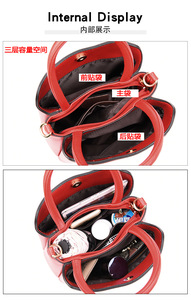 Bolso de Mano de Alta Calidad al por Mayor para Mujer, Bolso Casual Tipo Tote, Sac à Main Femme, Bolso de Lujo de Gran Capacidad, Bolso de Cuero para Mujer - Product Image 2