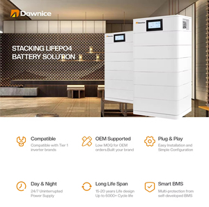 Filipinler Max yüksek güç lityum iyon batarya güneş sistemi için Online fiyat istiflenebilir sistemi CAN iletişim portu ile - Product Image 4