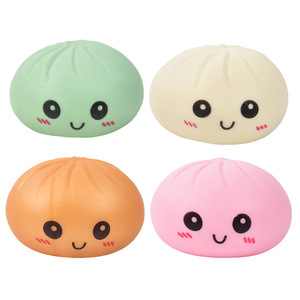 ของเล่นบีบลดความเครียดรูปซาลาเปา น่ารัก บอลบีบโมจิ บีบแล้วคืนตัวช้า ของเล่นฟิดเจ็ตสำหรับเด็กและผู้ใหญ่ ของขวัญสำหรับงานปาร์ตี้ ขายส่ง - Product Image 1
