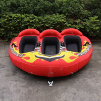 Vente en gros usine de jouets aquatiques gonflables : Bateau banane tractable et Boule aquatique roulante, usage commercial pour la location en lac, sur plage et en parc aquatique