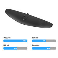 Logo Personnalisation Dockstart Aile Feuille Parawing Foiling Wingfoil Fly Surfboard Foilboard Feuille En Fiber De Carbone 1700 Hydrofoil Wing