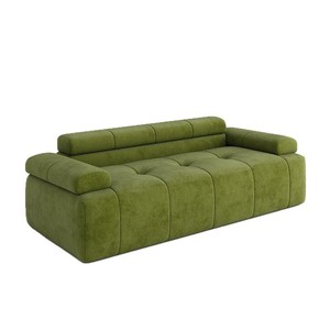 Ensemble de canapés modernes minimalistes <span class=keywords><strong>en</strong></span> tissu et <span class=keywords><strong>mousse</strong></span> compressée, roulés sous vide et moelleux, idéal pour les petits appartements - Product Image 1