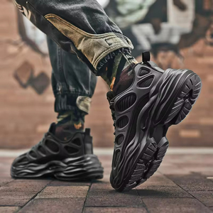 2025 nueva moda Unisex Dorky Dad Zapatos mujer rosa Casual deporte Zapatillas hombres grueso Zapatos Hombre con cordones antideslizante - Product Image 4