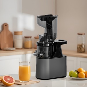 Extractor de Jugos Eléctrico Big Mouth, Máquina Exprimidora de Acero Inoxidable para Frutas y Verduras, Exprimidor Lento de Prensado en Frío para Jugos de Naranja - Product Image 2