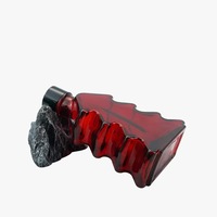 Bouteille diffuseur en verre vide personnalisée en forme de sapin de Noël pour parfum d'ambiance domestique