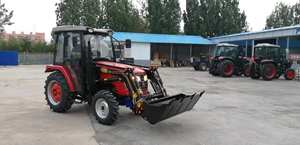 उच्च गुणवत्ता फैक्टरी मूल्य के साथ नई डिजाइन 50HP 4W मिनी लोडर ट्रैक्टर 4X4 traktor अन्य खेत मशीन बिक्री के लिए - Product Image 3