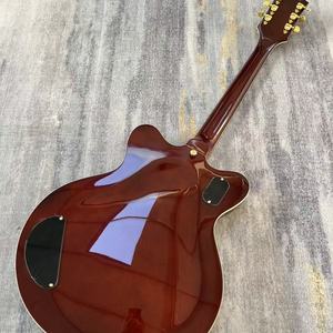 <span class=keywords><strong>Chitarra</strong></span> Elettrica ES338 in Mogano, Professionale per Rock e <span class=keywords><strong>Jazz</strong></span>, con Pickup H-H e Sistema Tremolo - Product Image 5