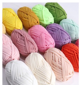 Ligne de tissu Charmkey fait à la main bricolage Line100 % polyester fil fantaisie teint multicolore pour Crochet - Product Image 2