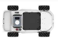 TERKOBOT Magician Go Plateforme Robot Mobile Omnidirectionnelle Charge 5KG 4 Roues Mecanum Suivi de Ligne Évitement d'Obstacles Kit de Codage pour Étudiants