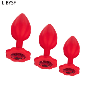 ปลั๊กเสียบก้นประดับเพชร 3 ชิ้น <span class=keywords><strong>13</strong></span> สี ของเล่นทางทวารหนักทำจากซิลิโคน ชุดฝึกการใช้ทวารหนัก ของเล่นทางเพศส่วนบุคคลสำหรับผู้ใหญ่ ผู้หญิง ผู้ชาย - Product Image 1