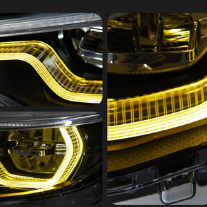 <span class=keywords><strong>Faro</strong></span> Delantero Auto V2 Ikon Iconic 1:1 de Tres Colores para <span class=keywords><strong>BMW</strong></span> <span class=keywords><strong>Serie</strong></span> <span class=keywords><strong>4</strong></span> F32 F33 F36 F80 M3 M4 F82 2013-2019, Amarillo, Blanco, Ámbar, DRL - Product Image 4