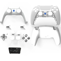 Coque de remplacement pour manette PS5, coque avant et arrière, kit de boutons DIY, pièces de rechange pour réparation de manette