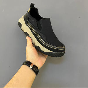 Chaussures d'été pour hommes, respirantes, à semelle souple, en toile, style slip-on, chaussures décontractées légères et fines, chaussures tendance en toile pour hommes - Product Image 4