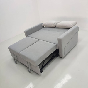 Sofá Cama Plegable de Doble Uso, Sofá Multifuncional para Sala de Estar Pequeña, Sofá Cama Económico de Madera Maciza - Product Image 5