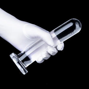 Hoch transparenter Anal Plug Vaginal Toy Sexy TPE Material Universal Straight <span class=keywords><strong>Tube</strong></span> Massage stab Anal Mastur batoren - Product Image 1