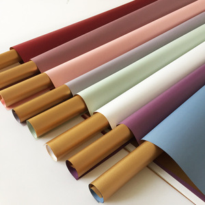 ZL Luxury Recycle Double-sided <strong>Color</strong> Gold Floral <strong>Tissue</strong> <strong>Paper</strong> Packaging Christmas Gift Wrapping <strong>Paper</strong> for Flowers - Product Image 4