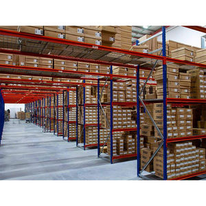 산업용 창고 저장 시스템 5단 철제 빔 랙킹 시스템 볼트리스 조절 가능 중량형 랙 선반 - Product Image 6