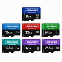 Pack économique de cartes mémoire Micro SD 8 Go, 16 Go, 32 Go pour appareil photo instantané pour enfants, Classe 10 U1, stockage vidéo pour enfants, approvisionnement en gros