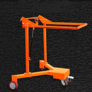 รถยกถังเหล็ก DJ365B รับน้ำหนัก 200 กก. พร้อมล้อทำจากยาง สำหรับขนย้ายถังสารเคมี - Product Image 2