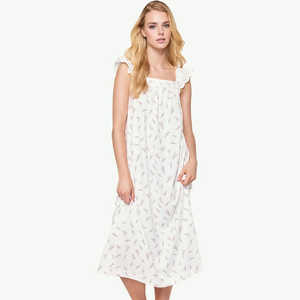 فستان ليلي من القطن عالي الجودة للنساء متعدد الاستخدامات وعصري ملابس نوم فضفاضة وناعمة - Product Image 1