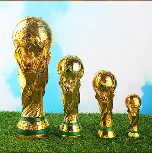 Copa de Campeón de Fútbol Chapada en Oro, Caja Sorpresa, Varios Tamaños, Recuerdo de Fútbol para Aficionados al Deporte, Regalo Coleccionable, Decoración para el Hogar y <span class=keywords><strong>la</strong></span> Oficina - Product Image 3