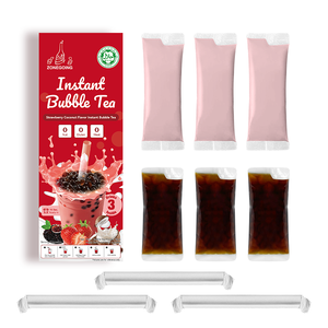 Kit de thé à bulles saveur fraise noix de coco unique et nouvelle arrivée idéal pour la vente en ligne - Product Image 3