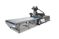 Routeur CNC ATC 1325 avec table de chargement/déchargement automatique, machine de nesting pour le travail du bois, idéale pour la découpe de panneaux de meubles et d'armoires