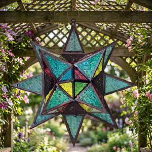Handmade <b>Moroccan</b> Moorish Star Shape Frosted Glass Lantern Light Shade New Home <b>Decoration</b> for Christmas Other Candle Holders - Product Image 3