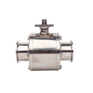 Venta Popular 2 pulgadas <span class=keywords><strong>Manual</strong></span> sanitario Acero inoxidable AISI 304 válvula de bola con abrazadera de vía directa recta con alta calidad buen precio - Product Image 4