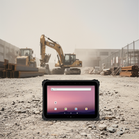 Tablette industrielle robuste ZoomSmart 10 pouces Android 15, 6 Go/1920x1200, Qualcomm Snapdragon 2,0 GHz, Wi-Fi/GSM/4G/3G, NFC, RFID longue portée