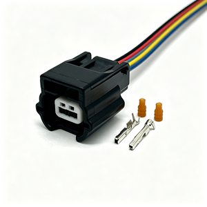 Automotieve 2-pins bedradingssysteem vrouwelijke behuizing nylon ABS elektrische draadconnectoren koper model 7283885130 7283-8851-30 - Product Image 1