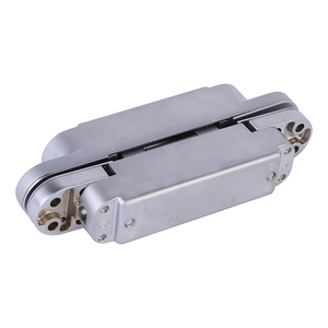 Charnière de porte dissimulée 3D en chrome satiné moderne en zinc, capacité de charge de 80 kg, pour porte lourde - Product Image 4