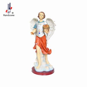12 pulgadas color claro arcángel San Rafael resina artesanía religiosa estatua - Product Image 5