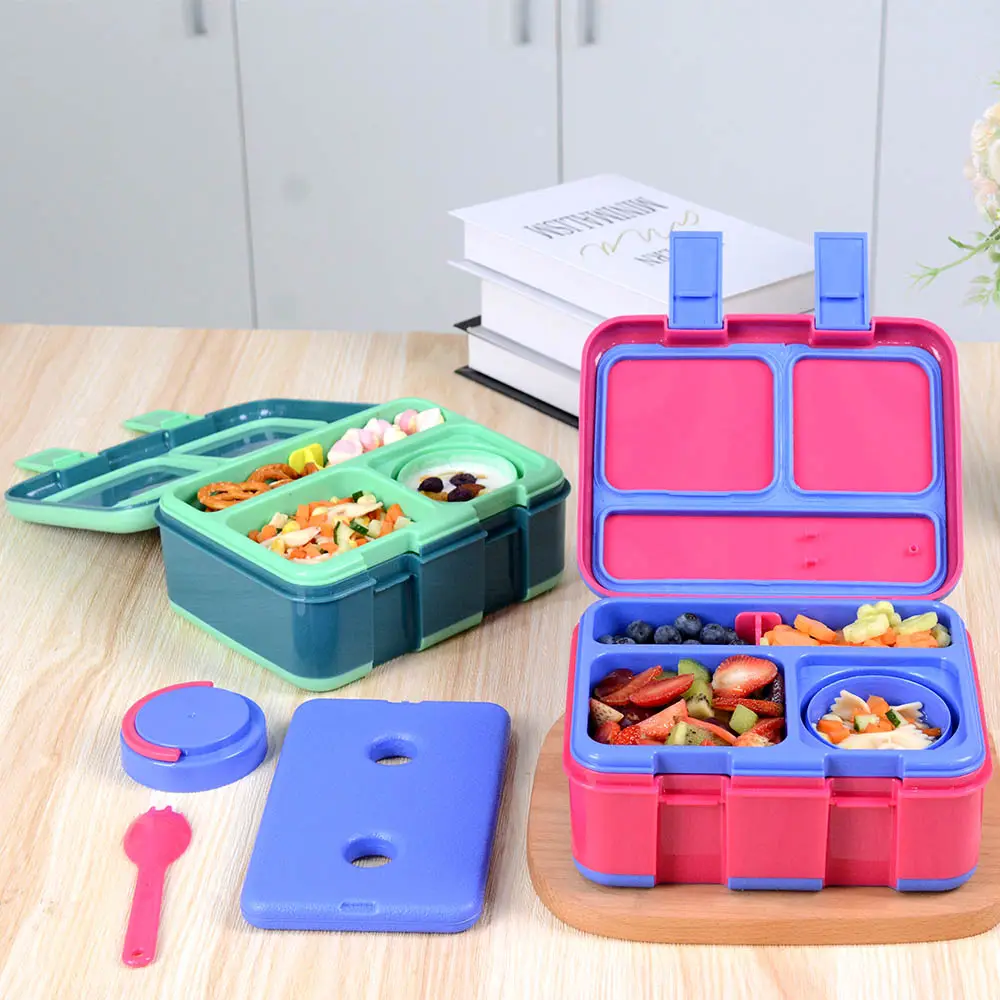 Kunststoff Mikrowelle Silikon Dichtung sring Kinder isoliert Lunchbox Bento Lunchbox Zubehör für Kinder Schule Tiffin Lunchbox