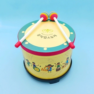 Wholesale Cartoon Print Kids Floor Hand <b>Drum</b> With Rainbow Mallets Orff Percussion Instrument For Kids Playing - Product Image 4