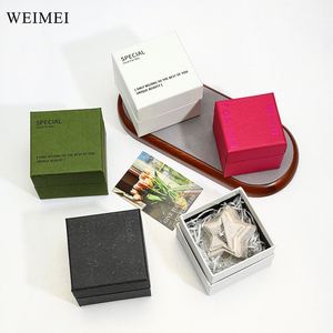Custom Logo Luxury Paper Jewelry <b>Gift</b> <b>Box</b> with Microfiber Pouch for Ring Necklace <b>Earring</b> Bracelet Packaging - Product Image 5