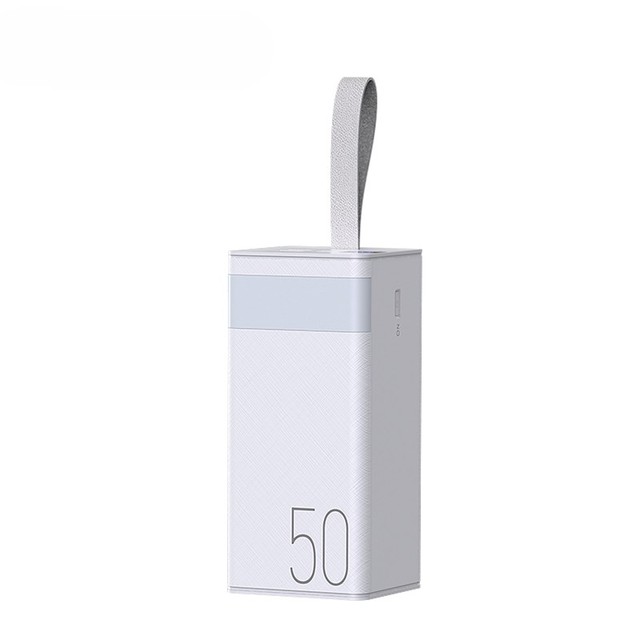 50000mAh 20W Fast Charging Power Bank High Capacity Portable External Battery Pack Smart Display for Travel Business