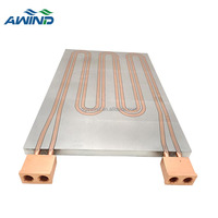 Great wall — plaque de refroidissement à eau, avec tube plat thermostatique, batterie en aluminium, dissipateur thermique froid, pour équipement médical de laboratoire