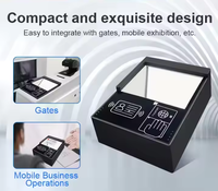 Scanner de documents ultra-fin avec interface USB, lecteur/scanner multifonction pour passeports, reconnaissance MRZ OCR et de puces RFID pour aéroports et hôtels