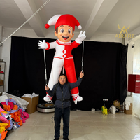 Marionnette de clown gonflable sur mesure pour spectacle, défilé ou activité