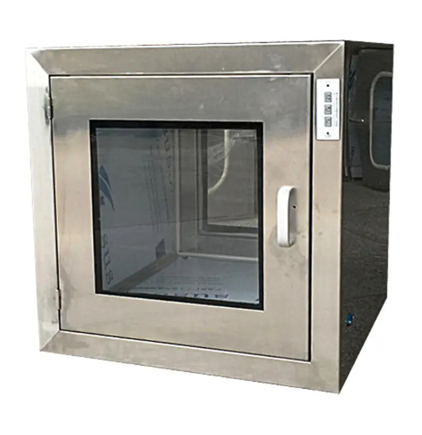 Ginee Medical customized electronic mechanical self-cleaning operating room static/dynamic pass box for food industry cleanroom