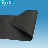 Filtre à air en charbon actif noir de haute qualité, tissu non tissé spun-bonded, rouleau uni, anti-UV, respirant, antistatique