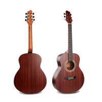 Guitare acoustique en acajou de 36 pouces avec tête moulée sous pression pour les voyageurs