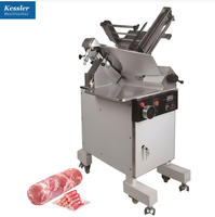 Nouvelle machine à découper la viande de table Kessler, automatique, pour viande congelée, rouleaux de mouton et de bœuf, lame en acier inoxydable réglable