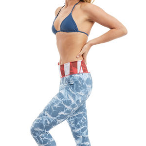 Vêtements de fitness femmes sans couture <span class=keywords><strong>Yoga</strong></span> Leggings ensemble de gymnastique vêtements de sport côtelés Biker Shorts pêche vêtements d'entraînement - Product Image 3