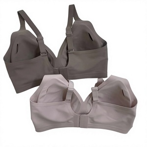 <span class=keywords><strong>Reggiseno</strong></span> da donna ODM OEM con stampa leopardata e tinta unita, con ferretto, scollo a V, senza cuciture, vestibilità comoda, taglie forti, lavabile in lavatrice, con inserti in gel. - Product Image 3
