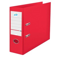 Carpeta Archivadora de Palanca A4, 75 mm de Grosor, Capacidad para 500 Hojas, Cubierta de Plástico PP, Carpeta de Palanca