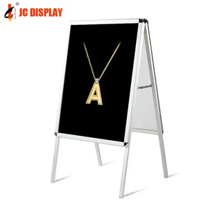 Алюминиевая двухсторонняя подставка с рамкой, наружный постер, баннер, флип-карта, подставка для белой доски для рекламы